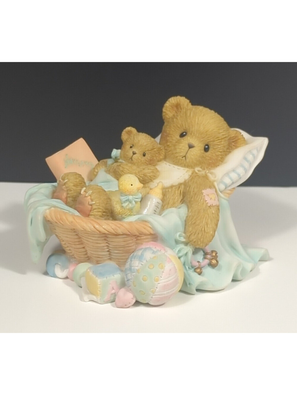 Cherished Teddies 4005882A Baby is the Sweetest Blessing Newborn Baby Crib